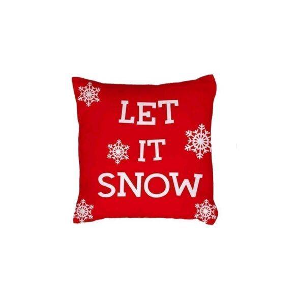 Let it Snow ❄ Pillow Cover - Picture 1 of 4